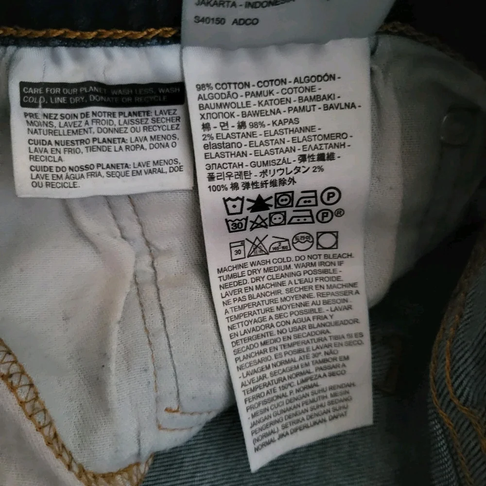 Levi's 514 Straight Jeans Men's Size 40/32 Excellent Condition